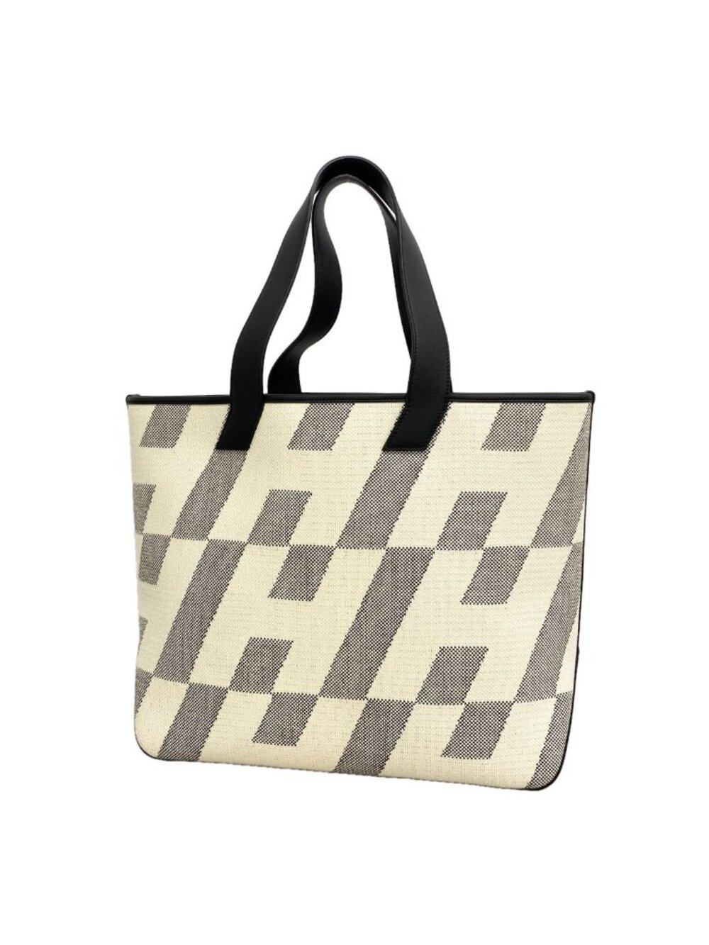 Hermes Tote H Ambie GM Toile H Black